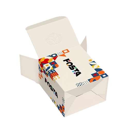 Auto lock bottom folding carton with multi colour printing and semi gloss finish